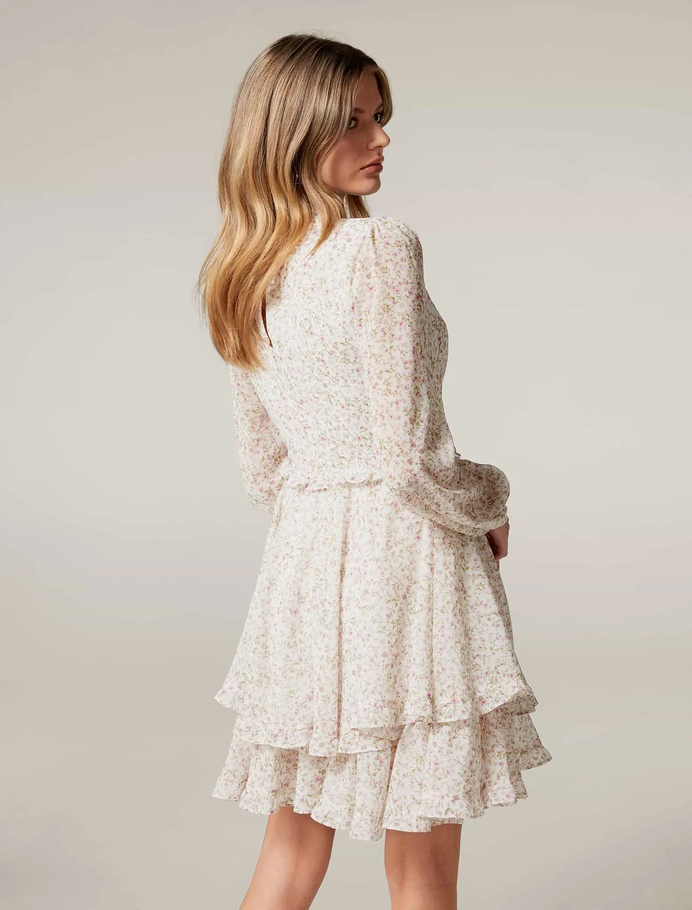 Tululah Trim Spliced Skater Dress