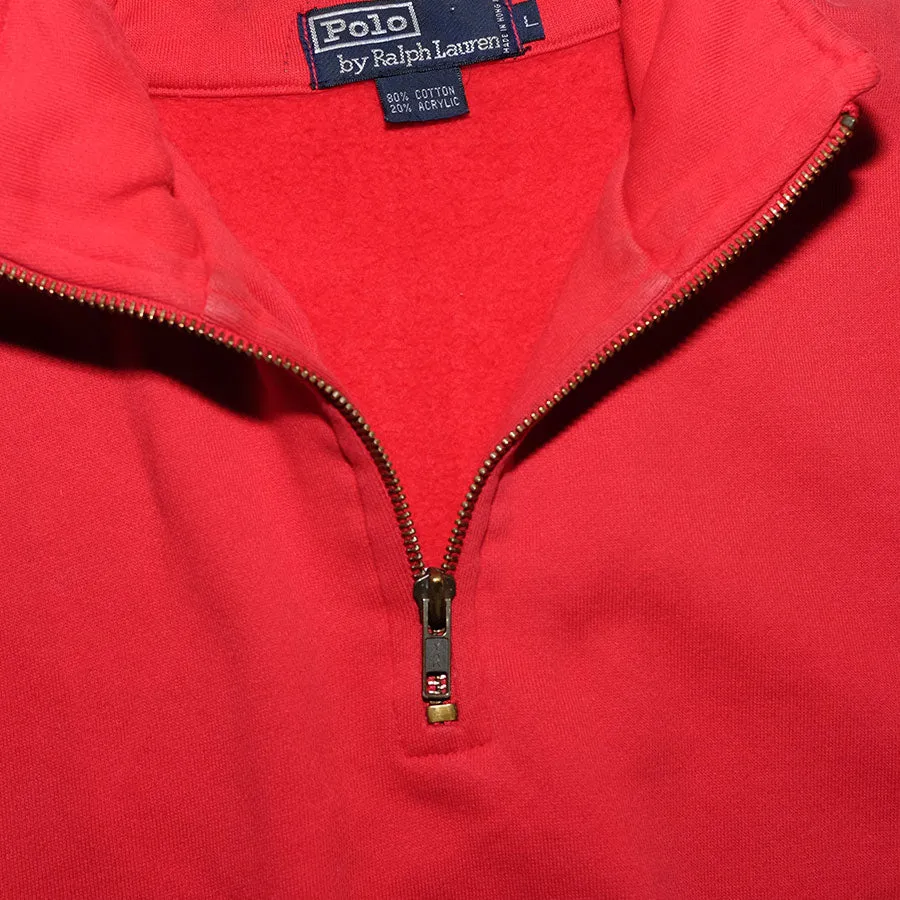 Vintage Polo Ralph Lauren USA Q-Zip Sweater Large / XLarge
