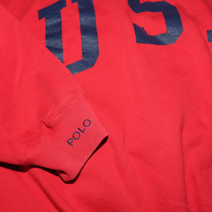 Vintage Polo Ralph Lauren USA Q-Zip Sweater Large / XLarge