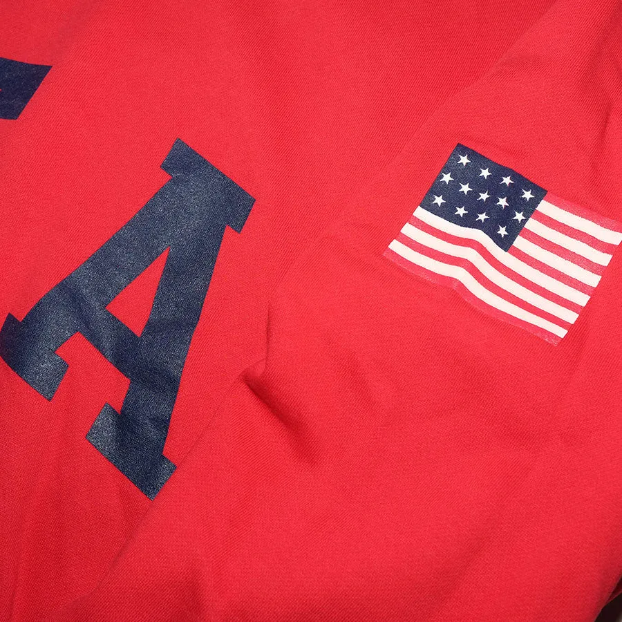 Vintage Polo Ralph Lauren USA Q-Zip Sweater Large / XLarge