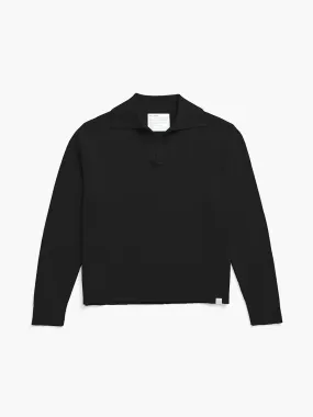 Women's Atlas Polo Sweater - Black